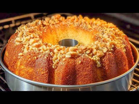 Видео: Пышный и Ароматный Ореховый Торт за 10 Минут! Идеально для Любого Случая! Без Весов