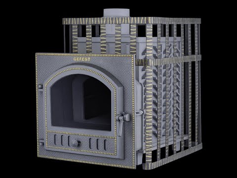 Видео: Чугунная банная печь "Гефест". Выбор - плюсы и минусы этих печей.