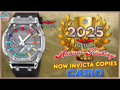 Видео: Ежегодный обзор часов Invicta 2025 года уже здесь! | На этот раз мы рассмотрим клон Casioak от In...