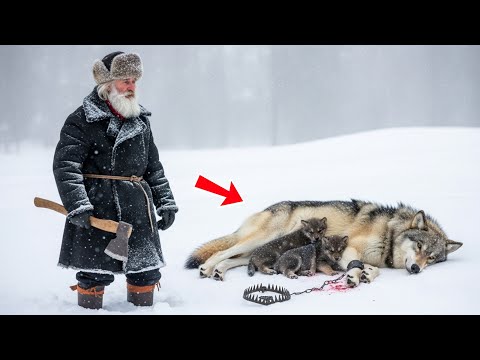 Видео: Он выкормил её волчат... а 5 лет спустя стая ВЕРНУЛАСЬ, чтобы потребовать его в защитники.