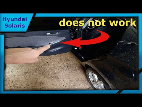 Видео: Не работает стеклоподъёмник Hyundai Solaris