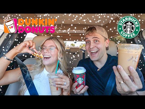 Видео: Пробуем НОВЫЕ рождественские блюда из ресторанов быстрого питания! ❄️