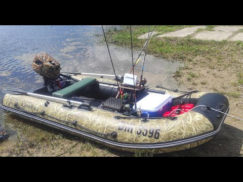 Видео: Испытание на воде лодки Адмирал 320 НДНД