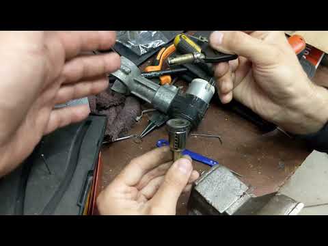 Видео: Выкидной ключ по замку Шкода Фаворит (Skoda Favorit)