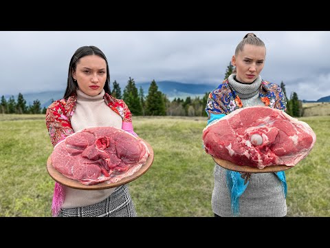 Видео: Мастерство Приготовления Говядины и Секреты Деревенской Кухни