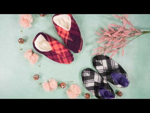 Видео: Как сшить женские тапочки по бесплатной выкройке