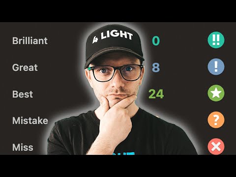 Видео: Новичок в шахматах и ​​1100 ботов Эло @chess #chess