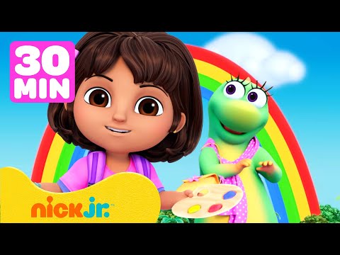 Видео: Даша | Даша и Иса находят цвета радуги! | Nick Jr. Cyrillic