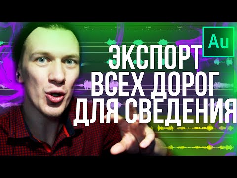 Видео: ОПТОМ ЭКСПОРТИРОВАТЬ ВСЕ ДОРОГИ AUDITION В WAVES ФАЙЛЫ ДЛЯ СВЕДЕНИЯ