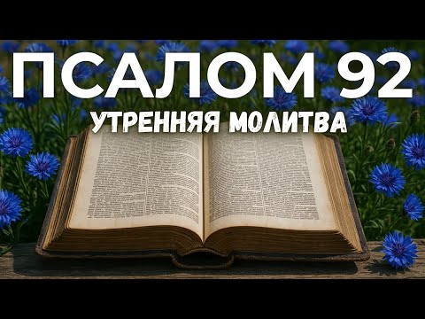 Видео: 11 СЕНТЯБРЯ ПСАЛОМ 92 : Молитва, котороя укрепит душу