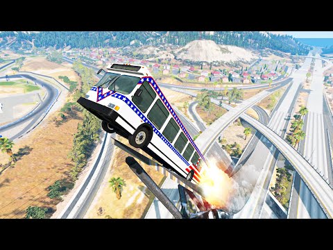 Видео: ПРЕВРАТИЛ АВТОБУС В РАКЕТУ И ЗАПУСТИЛ В КОСМОС!┃BeamNG.drive