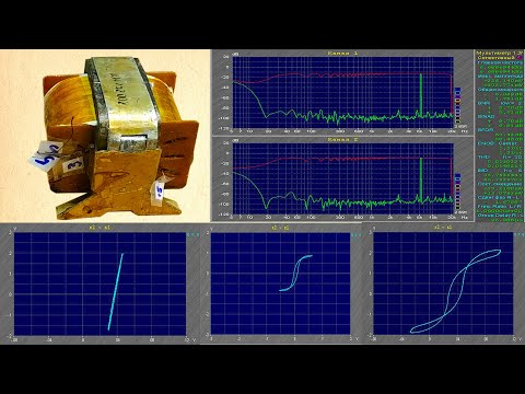 Видео: Как проверить трансформатор. Компьютерная диагностика трансформатора. Гистерезис трансформатора.