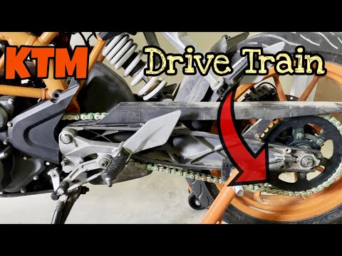 Видео: Замена трансмиссии — цепь, передняя и задняя звёздочка — KTM Duke 390
