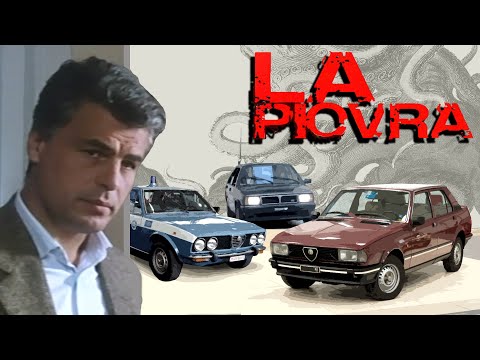 Видео: Автомобили в сериале «Спрут»  La Piovra 1984г