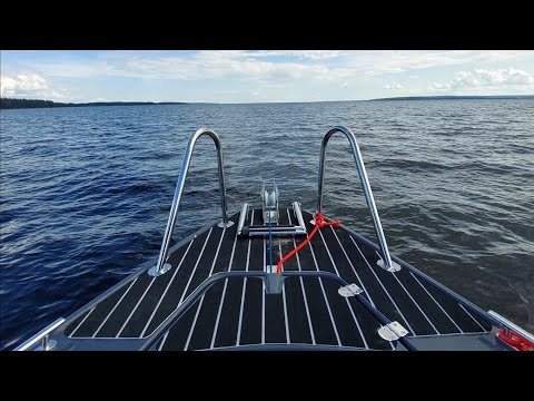 Видео: Путешествия с лодкой - это просто! Онежское озеро, июль 2023. Katana 575 LIVE