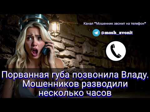 Видео: Порванная губа позвонила Владу. Мошенников разводили несколько часов