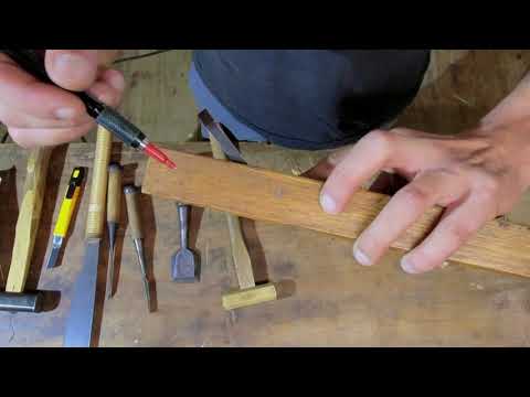 Видео: 鉋押さえ棒の穴開け или как вставить гвоздь стружколома правильно