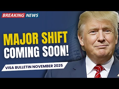 Видео: Visa Bulletin за ноябрь 2025 г.: серьезных изменений нет, но скоро грядут большие перемены!