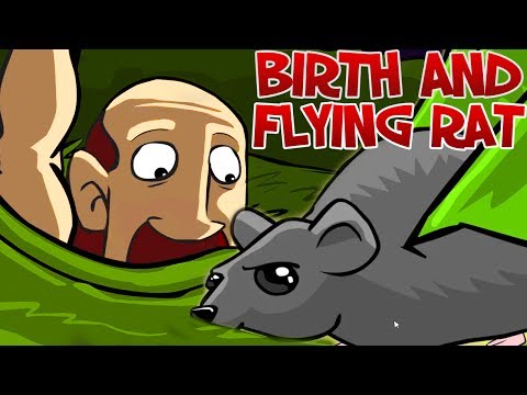 Видео: РОДЫ И ОГРОМНАЯ ЛЕТАЮЩАЯ КРЫСА! Несколько путешествий Римуса, глава 1 «Королевское путешествие»