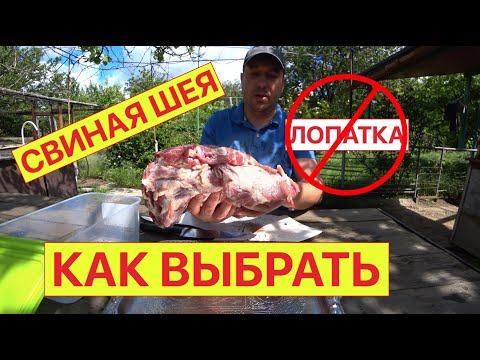 Видео: Свиная шея как выбрать
