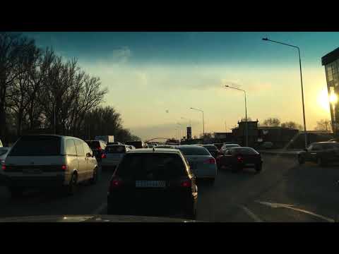 Видео: Kazakhstan. Almaty. The roads . Алматы. Дороги нашего города во время карантина.