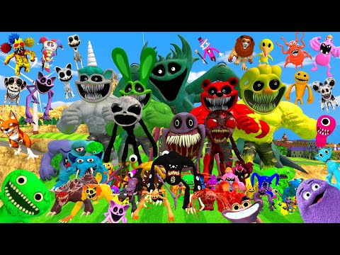 Видео: Спартанец вышибает весь проклятый сад семьи Банбан в Уху Новая Поппи Сирена Хагги в Garry's Mod!