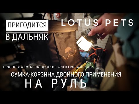 Видео: Lotus Pets: велокорзина на дальняк. То, что надо, но с нюансом