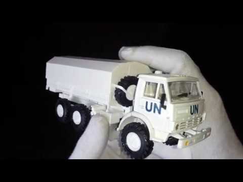 Видео: КамАЗ-4310. ООН. Элекон. 1:43. Kamaz-4310. UN.