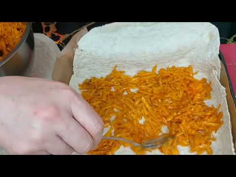 Видео: Из лаваш и тыква оказывается такую вкуснятину можно приготовить,я не устаю  #тыква #food 