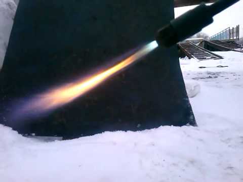 Видео: виды пламени резака