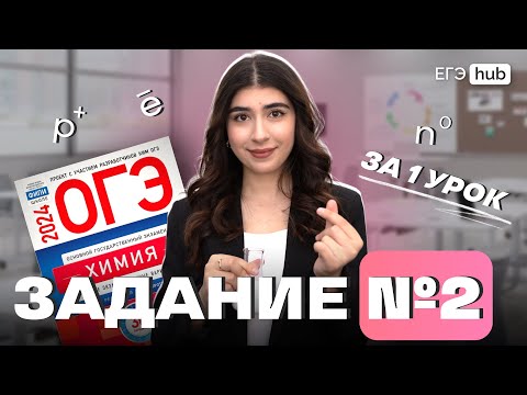 Видео: Строение атома | Задание №2 за 30 минут на ОГЭ 2025 | Ламия Мамедова | ОГЭ химия | EGE Hub