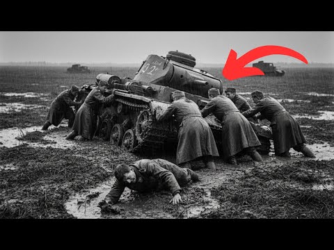 Видео: Солдаты Рейха тонули в русском болоте — а Т-34 рвался вперёд, как голодный зверь.
