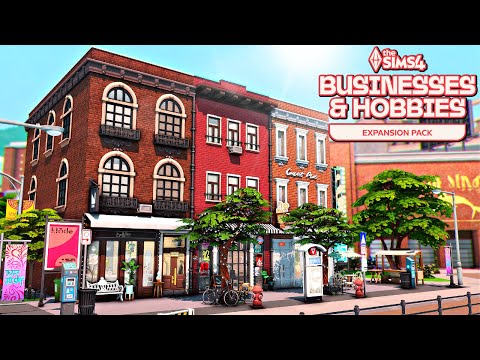 Видео: Гончарная мастерская, тату-салон, бистро и апартаменты! 🏙️ || The Sims 4 Скоростное строительство