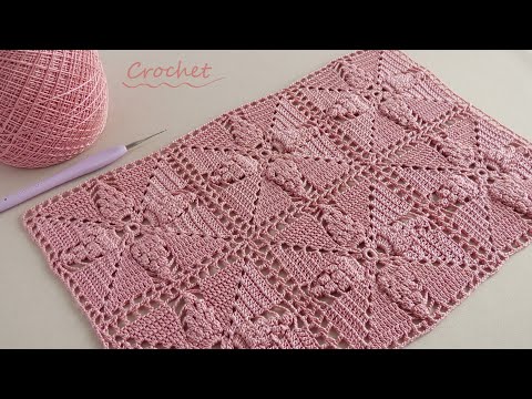 Видео: ВЯЗАНИЕ КРЮЧКОМ простые КВАДРАТНЫЕ МОТИВЫ 🌺Easy Crochet motifs pattern for beginners🌺