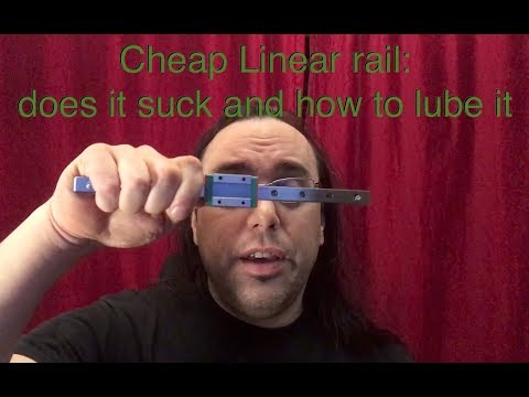 Видео: Обзор дешевых линейных рельс: часть 1, действительно ли они плохие и как их смазывать.