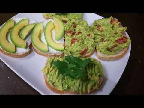 Видео: Бутерброды из авокадо ..Очень вкусные и полезные  бутерброды.