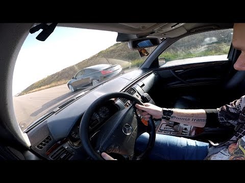 Видео: Mercedes W210 (4.3)  vs  Infiniti G37 . Тряхнул стариной !!!