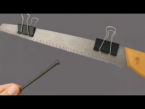 Видео: Как заточить пильное полотно до бритвенной остроты — быстро, просто, эффективно! Полезная идея от W