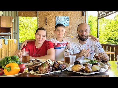 Видео: МУКБАНГ. Вот это был ДЕНЁК. Идеальные ХИНКАЛИ и вкусный Абхазский ЛИМОНАД. @Галина Кухня