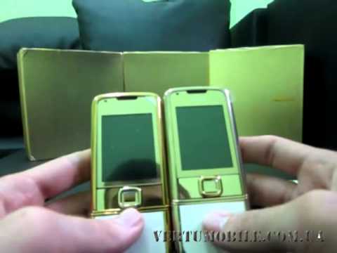 Видео: Nokia 8800 Arte Gold. Китайская и финская копия.