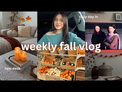 Видео: еженедельный осенний видеоблог 🍁| шопинг, декор дома и дни из моей жизни