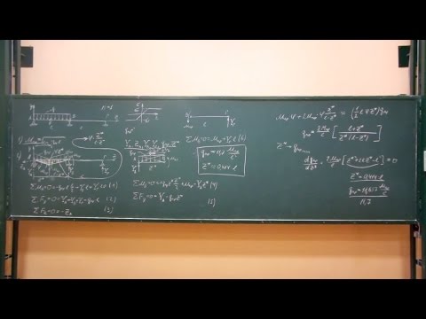 Видео: Сопротивление материалов. Лекция 20 (упруго-пластический изгиб, продолжение).
