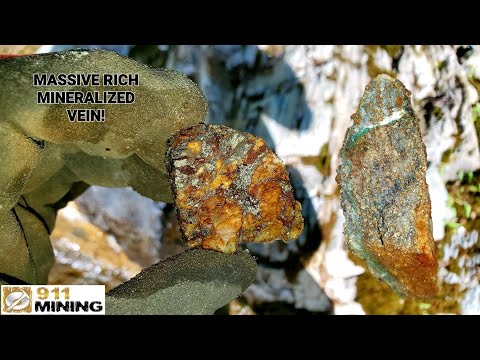 Видео: Найдена гигантская золотоносная кварцевая жила в этом ручье!