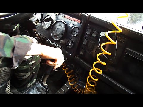 Видео: Как выключить застрявшую передачу без воздуха в системе. Камаз