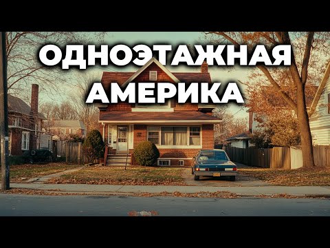 Видео: Одноэтажная Америка | Типичный район в небольшом американском городке