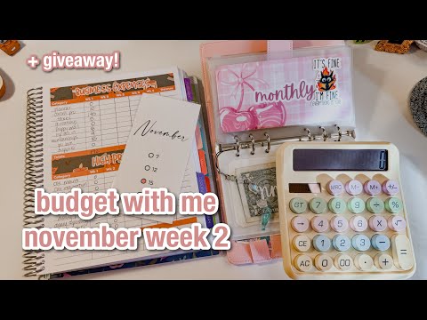 Видео: Бюджет на 190 долларов вместе со мной / еженедельное планирование денежных средств | ноябрь, неде...
