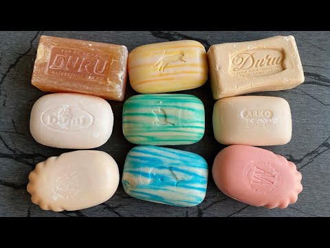 Видео: Cutting very special Evyap Company vintage soap | Резка сухого ретро мыла | Cutting vintage soap 🧼