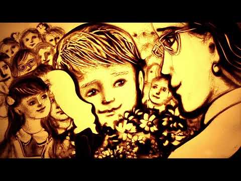 Видео: Класcный ролик к 1 сентября |песочная анимация Ксении Симоновой |"Back to School"by Ksenia Simonova