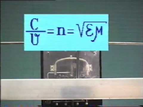 Видео: Влияние среды на скорость распространения ЭМВ