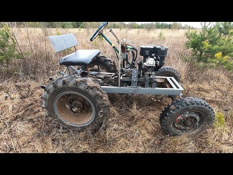 Видео: Трактор Т-18с. Навеска-гидравлика от КРАЗ, МАЗ, ЗИЛ..